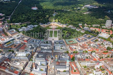 Luftbild Karlsruhe Palais Des Schloss In Karlsruhe Im Bundesland