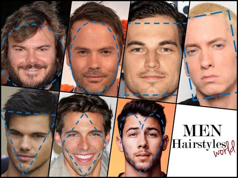 Mens Hairstyles According To Face Shape Face Hairstyles Haircut