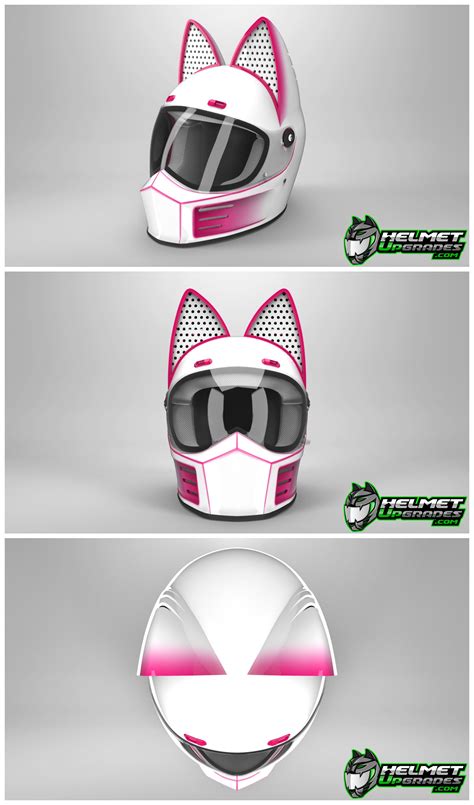 A wide variety of helmet ear options are available to you, such as waterproof standard, style, and use. Cat Ear Helmet Upgrade: BLACK | Easy Peel-and-Stick Helmet ...