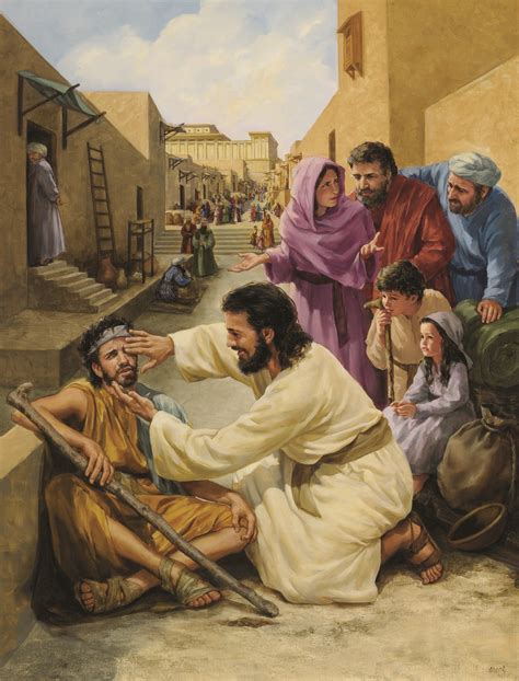 Jesus Heals The Blind Man Video