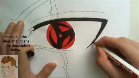 How To Draw Eyes Kakashi Obito Mangekyou Sharingan Color Youtube