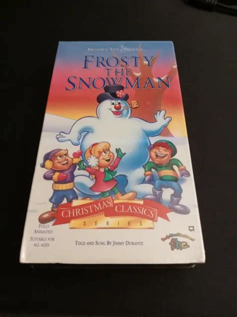 Vintage 1993 Frosty The Snowman Vhs Tape Movie Christmas Classics New