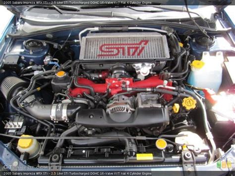 25 Liter Sti Turbocharged Dohc 16 Valve Vvt Flat 4 Cylinder Engine For