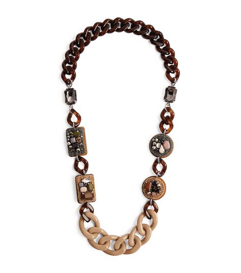 Max Mara Chain Necklace Harrods Uk