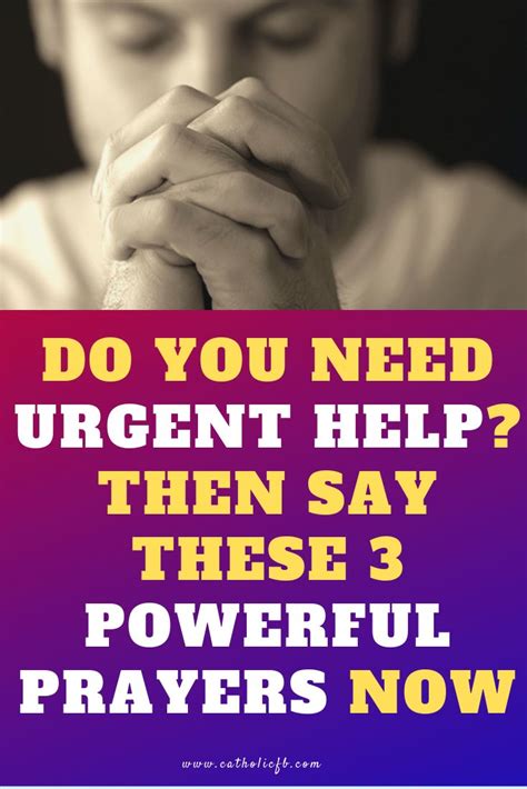 Urgent Prayer For Help For When You Are In A Tough Situation Prayer