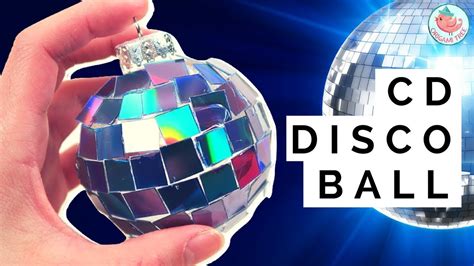New Years Crafts Idea Diy Disco Ball Cd Ornament How To Make A