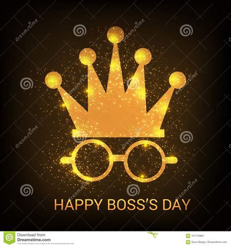 Happy Boss S Day Stock Illustration Illustration Of Invitation