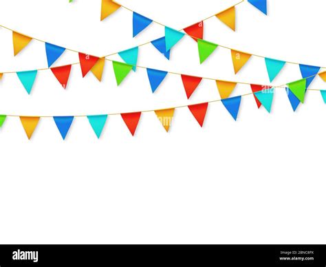 Pennant Flag Garland Birthday Party Fiesta Carnival Decoration