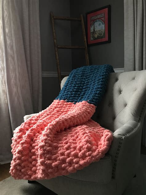 Check out our chunky knit weighted blanket selection for the very best in unique or custom, handmade pieces from our blankets & throws shops. Custom made chunky knit blanket done in Oceanside Blue and ...