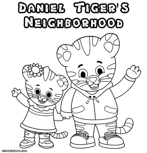 Free printable pages for kids unique year olds. Daniel Tiger coloring pages | Coloring pages to download ...
