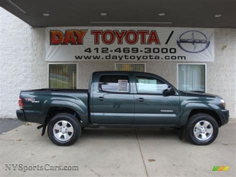 2011 Toyota Tacoma V6 Trd Sport Double Cab 4x4 In Timberland Green Mica