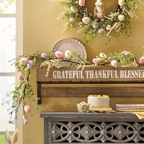 Easter Garland Rustic Easter Decor Easter Garland Easter Decorations