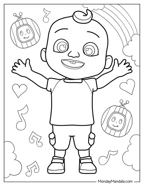 22 Cocomelon Coloring Pages Free Pdf Printables