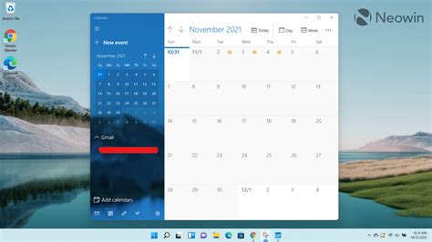 Closer Look Calendar App Integration In Windows 11 Neowin