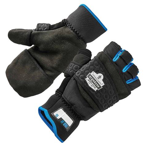 Ergodyne Proflex 816 Thermal Fingerless Winter Work Gloves