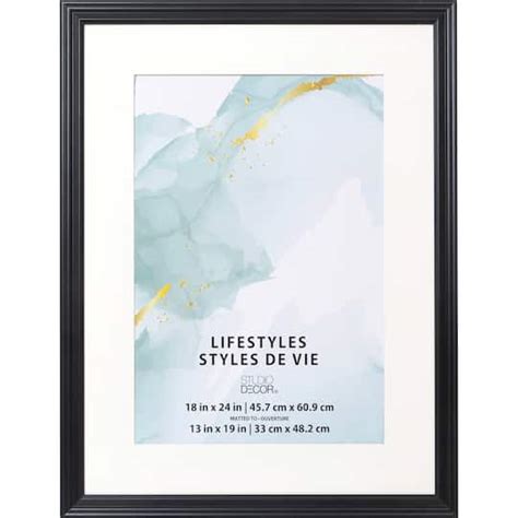 6 Pack Black 13 X 19 Frame With Mat Lifestyles™ By Studio Décor