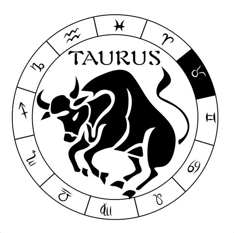 Zodiac Sign Taurus Wall Art Decal Vinyl Adhesive Home Sticker