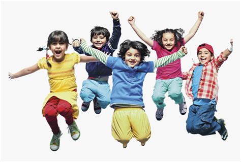 Kids Jumping Hd Png Download Kindpng