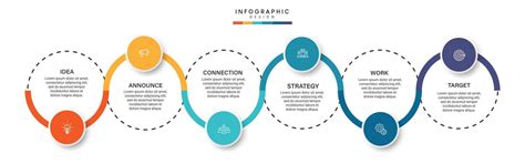 Steps Business Data Visualization Timeline Process Infographic Template