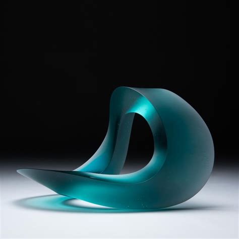 Halycon Contemporary Glass Sculpture By Heike Brachlow For Sale At