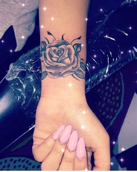 Tattoo ♠️♠️♠️♠️♠️ Wrist Tattoos Girls Flower Wrist Tattoos Rose