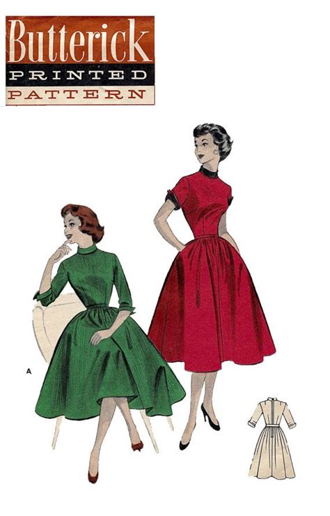 1950s Patterns Vintage Dress Patterns Vintage Dresses Vintage