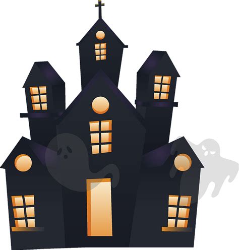 Halloween Clip Art Haunted House 2022 Get Halloween 2022 Update