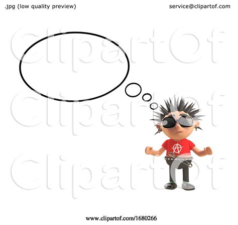 Spiky hired yello guy cart00n / spiky hired yello. 3d Cartoon Punk Rocker Character with Spiky Hair with a Blank Thought Bubble, 3d Illustration by ...