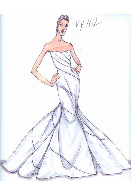 Pencil Sketches Dress Designs ~ Dress Sketches Alison Cas Brie Nylons