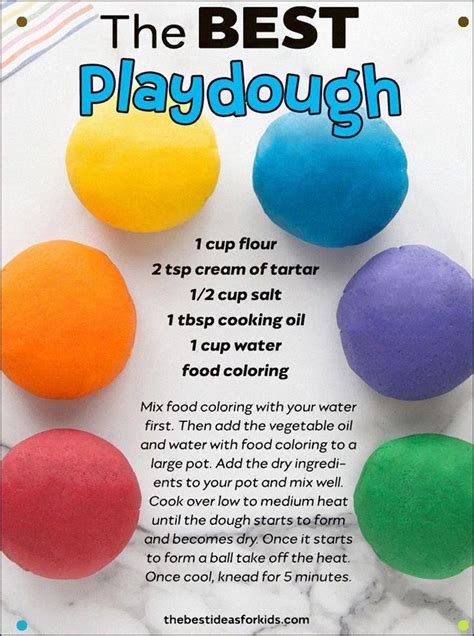 Best Playdough Recipe Tribuntech