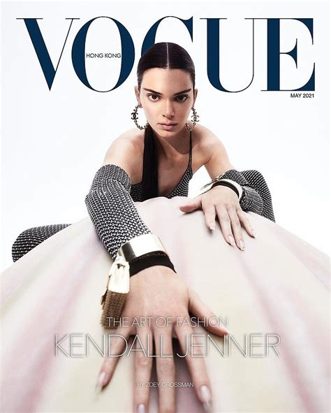 Kendall Jenner Is Masterpiece In Chanel As She Covers Vogue Hong Kongs