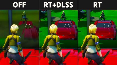 Fortnite — Off Vs Ray Tracing Dlss Vs Only Ray Tracing Fps And