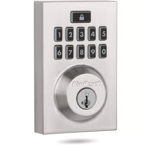 Electronic Deadbolt Keyless Entry Deadbolts Kwikset Smartcode