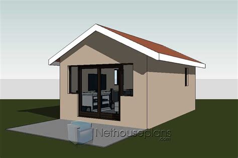 1 Bedroom House Plan 1 Room House Plan Apartment