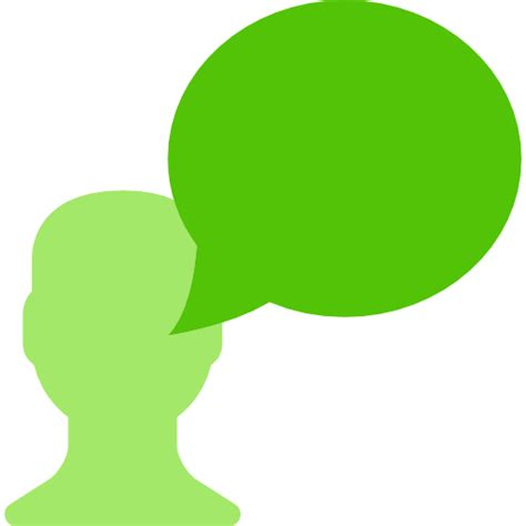 Chat Dialogue Des Bulles Parler Personne Icônes Réseaux Et Communications
