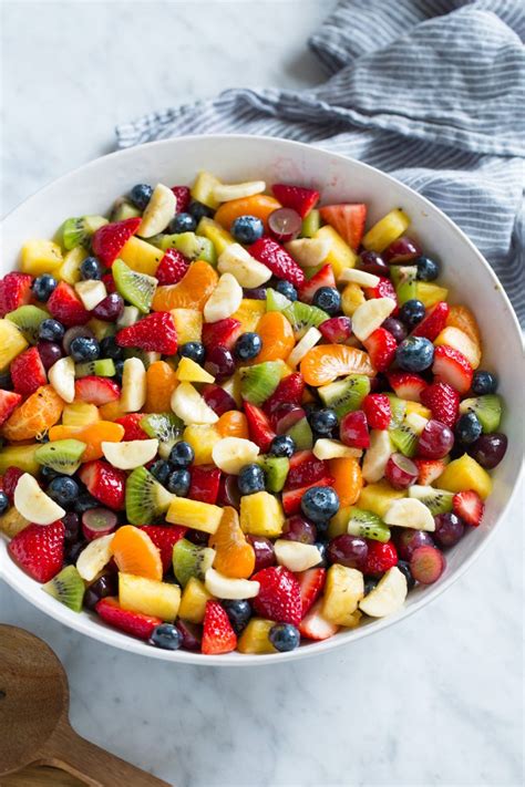 Honey Lime Rainbow Fruit Salad Best Fruit Salad Dressing For Fruit