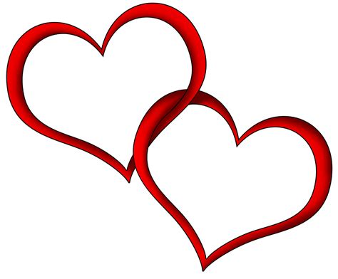 Red Heart Outline Png 5 Png Image