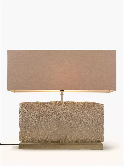 Pacific Lifestyle Margot Wide Rectangle Table Lamp Nickel At John