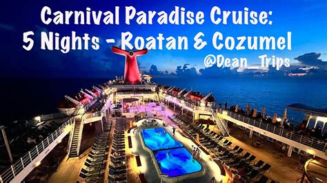 Carnival Paradise Cruise 2022 Youtube