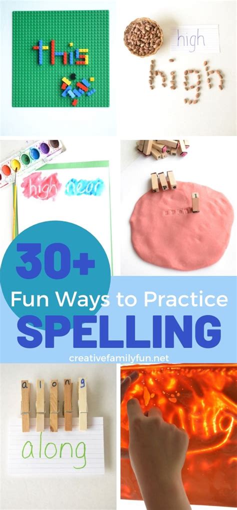 Fun Ways To Practice Spelling Words Spelling Fun Spelling Words