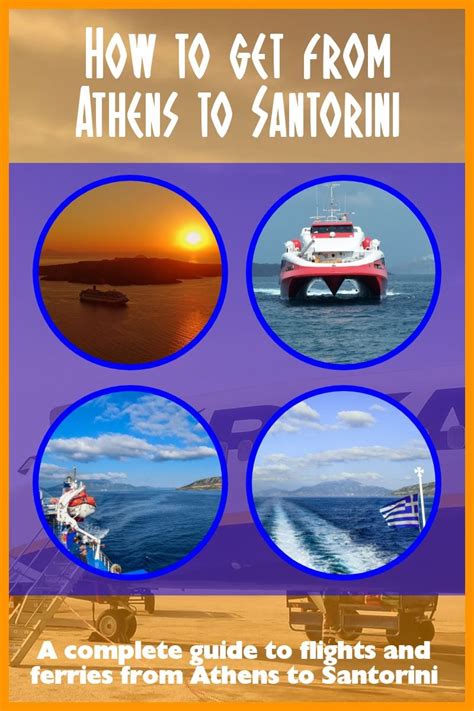 How To Get From Athens To Santorini Ferry And Flight Information