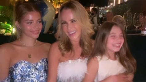 Amanda Holden Poses With Lookalike Daughters As She Shares Glimpse