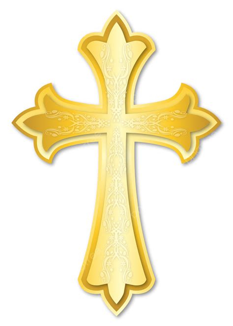 крест иисус христос золото цветочный орнамент Png крест Иисус Папуа