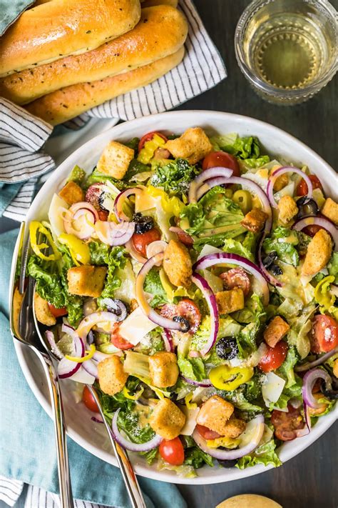 I only use two thirds of the dressing, but use more according to your taste. You are going to love this Olive Garden Salad recipe! Just ...