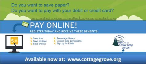The methods of payment include: Online Bill Pay and Utility Account Information | Cottage ...