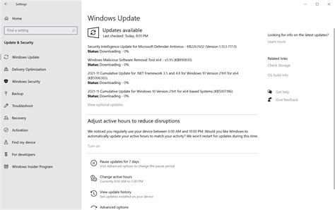 Microsoft Windows Security Updates November 2021 Overview Ghacks Tech