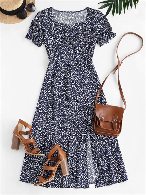 Pin On Long Floral Dress Casual