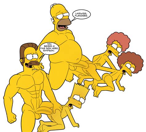 Homer Simpson Doughnut Bart Lisa Ned Flanders Cartoon Donut The Best Porn Website