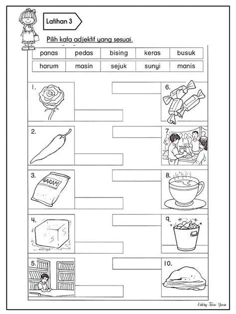 Kata Adjektif Ficha Interactiva Fichas Cuadernos Interactivos Cuadro De Texto
