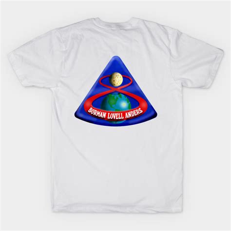 Apollo 8 Mission Patch Artwork Apollo Moon Missions T Shirt